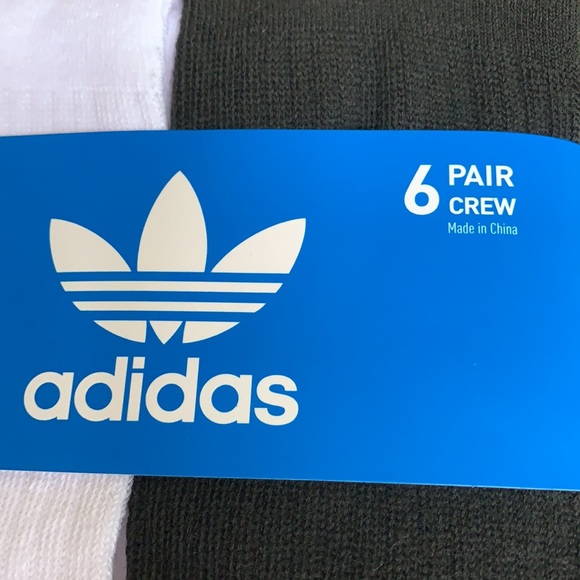 ADIDAS 6 pairs socks set CREW - Picture 3 of 13